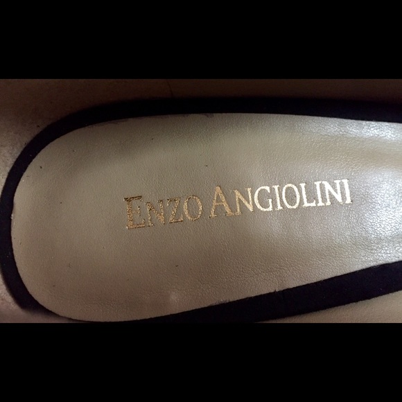 ENZO ANGIOLINI - PEARL & SUEDE HEELS - Picture 6 of 8